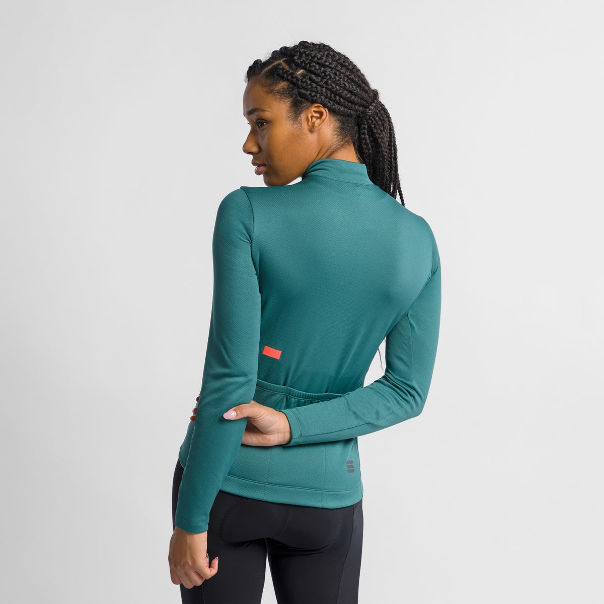 Maglia SPORTFUL CLASSIC da donna a maniche lunghe verde