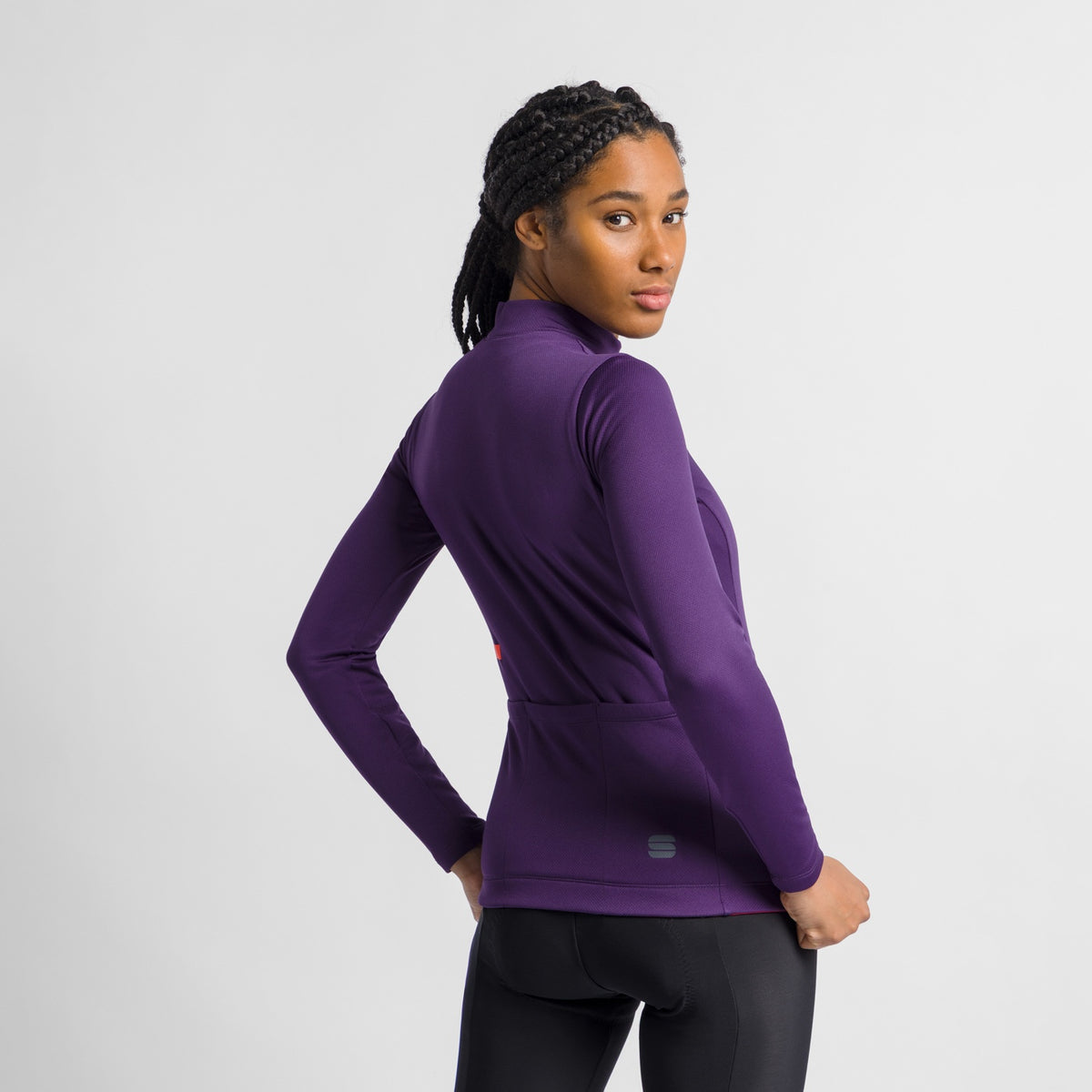 Maglia SPORTFUL CLASSIC da donna a maniche lunghe viola