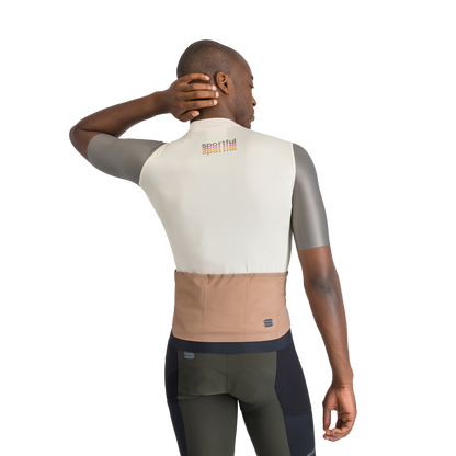 Maglia SPORTFUL SUPERGIARA 2 LOGO Maniche Corte Crema