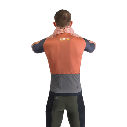 Maglia SPORTFUL SUPERGIARA 2 LOGO Maniche Corte Arancione