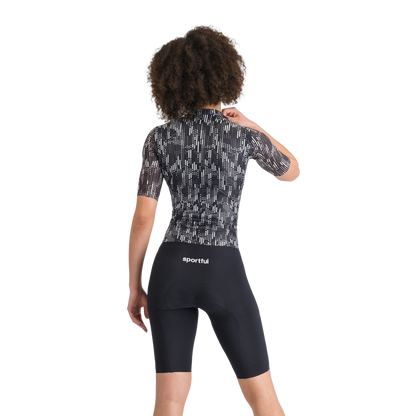 Tuta SPORTFUL G-SUIT Maniche Corte Donna Nero/Bianco