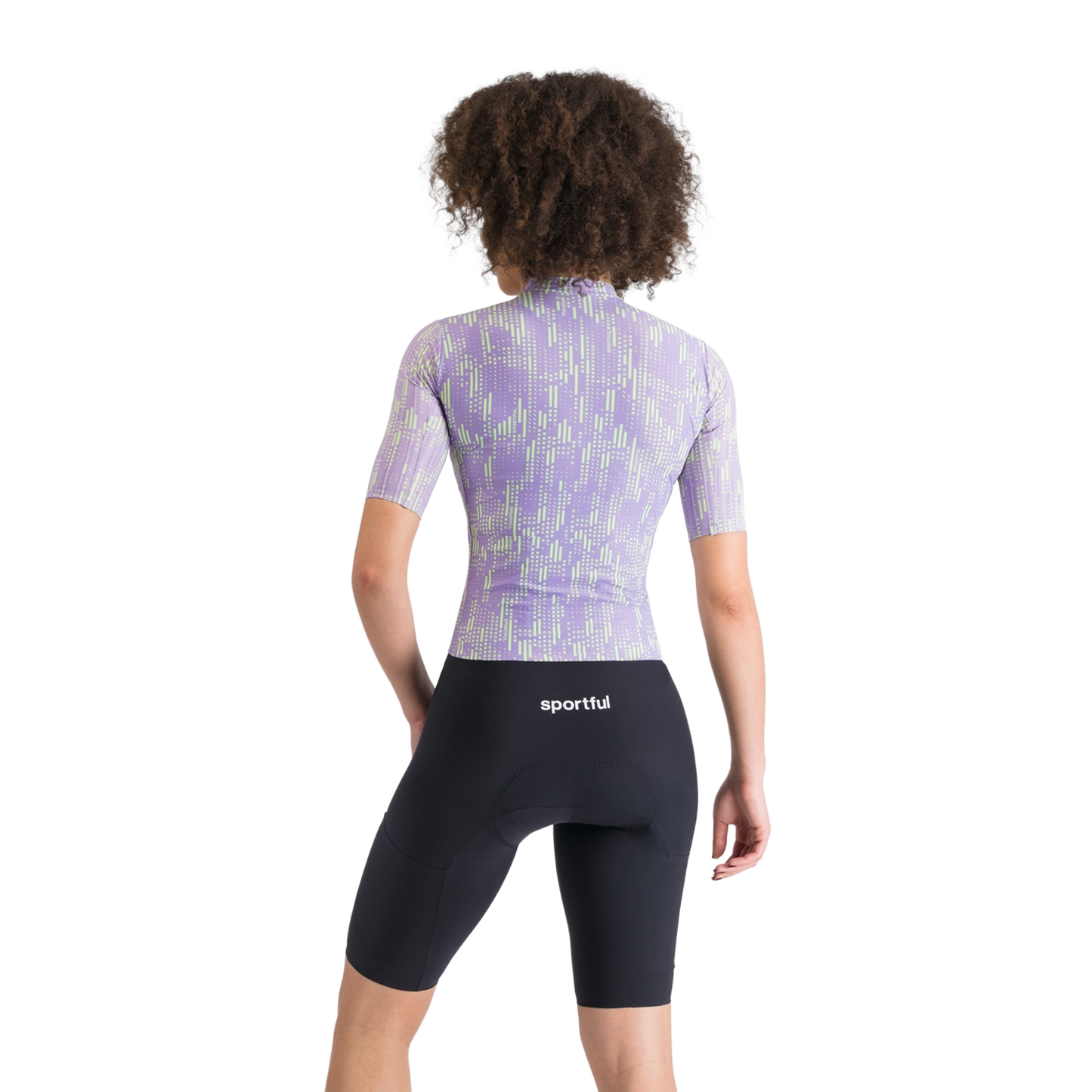 SPORTFUL G-SUIT donna a maniche corte nero/viola