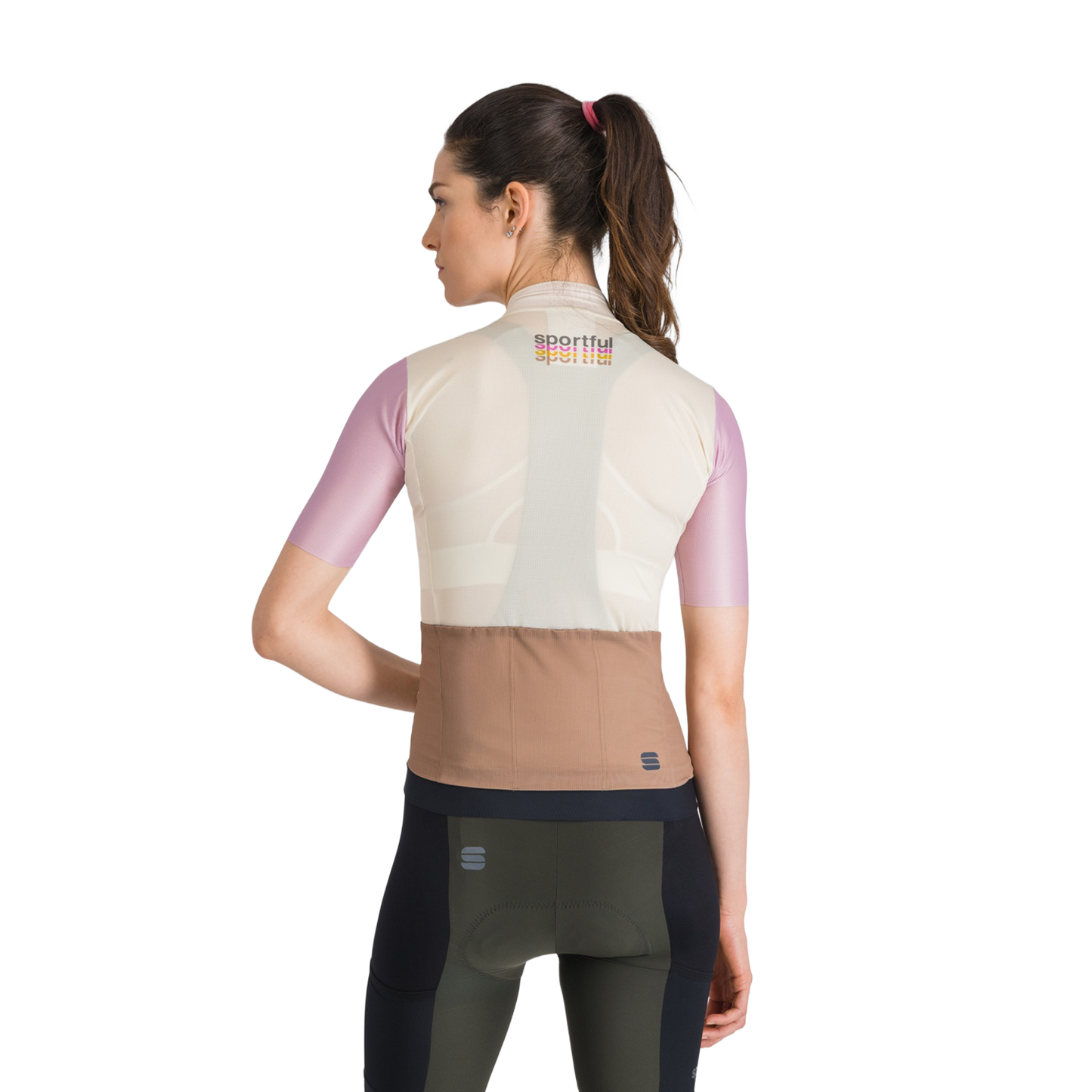 Maglia a maniche corte SPORTFUL SUPERGIARA 2 LOGO Donna Crema