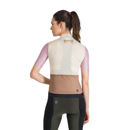 Maglia SPORTFUL SUPERGIARA 2 LOGO Maniche Corte Donna Crema