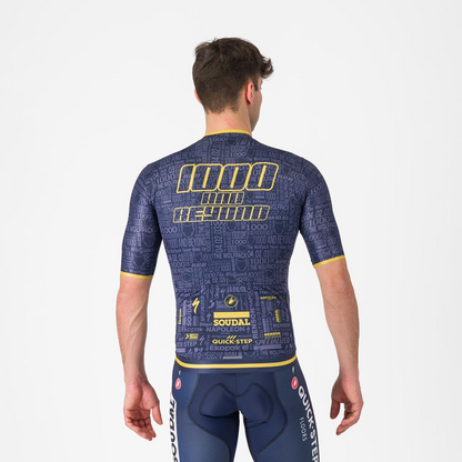 Maglia CASTELLI WOLFPACK 1000 VICTORY Maniche Corte Blu Navy