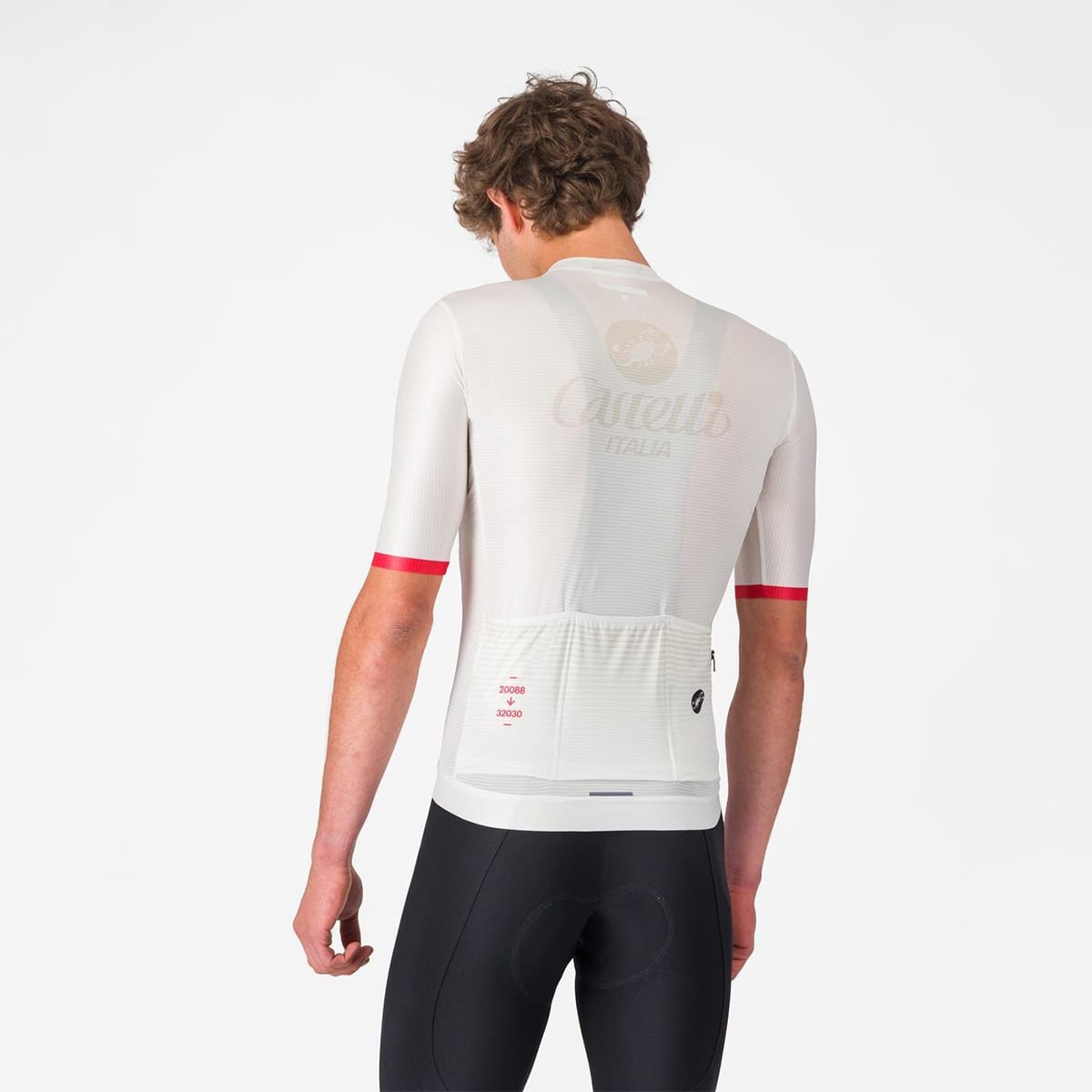 CASTELLI ESPRESSO 50° ANNIVERSARIO Maglia manica corta bianca