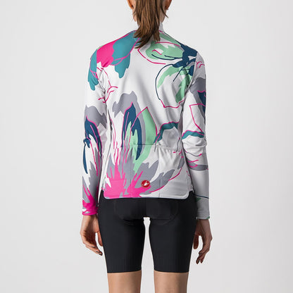 Maglia CASTELLI UNLIMITED THERMAL Donna Maniche Lunghe Grigio/Blu