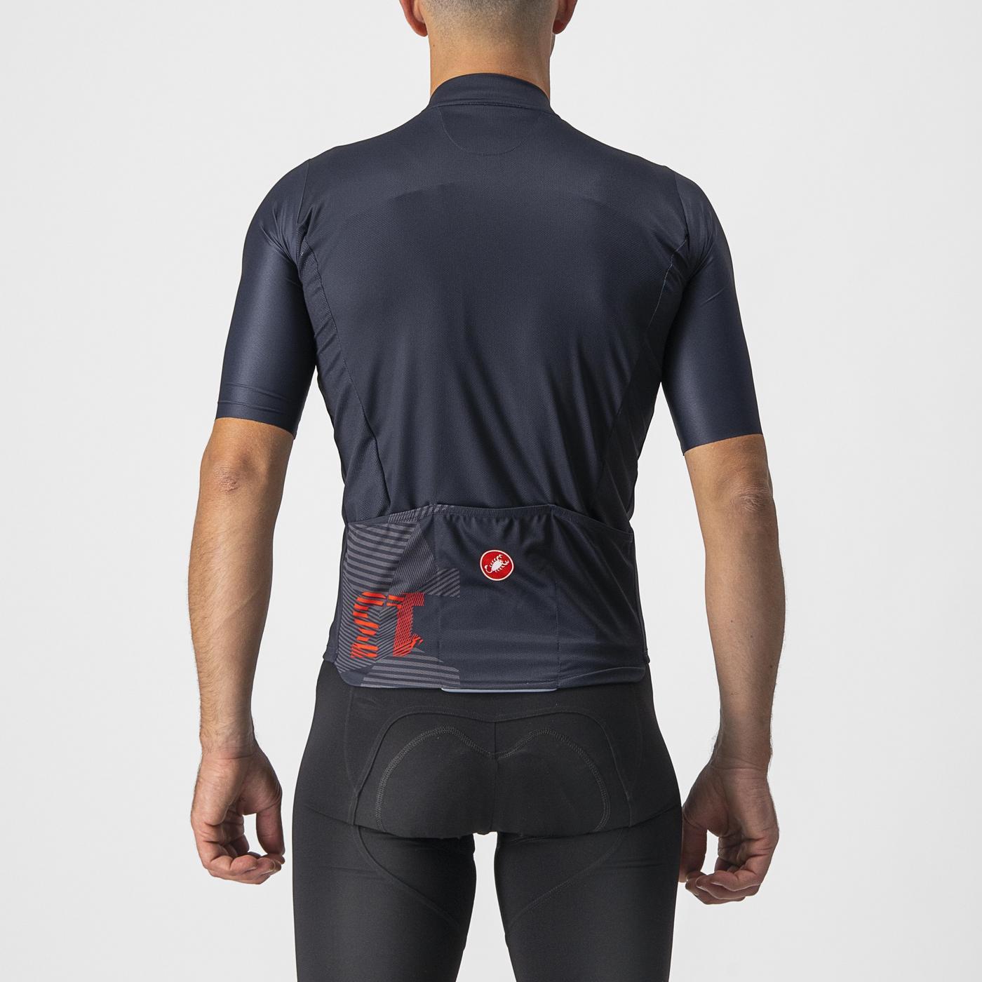 CASTELLI 13 SCREEN Maglia a maniche corte blu/rosso