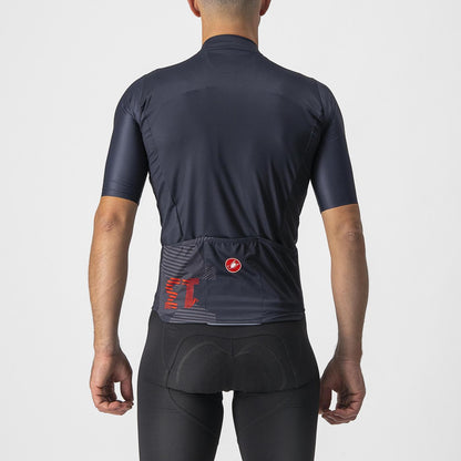 Maglia CASTELLI 13 SCREEN Maniche Corte Blu/Rosso