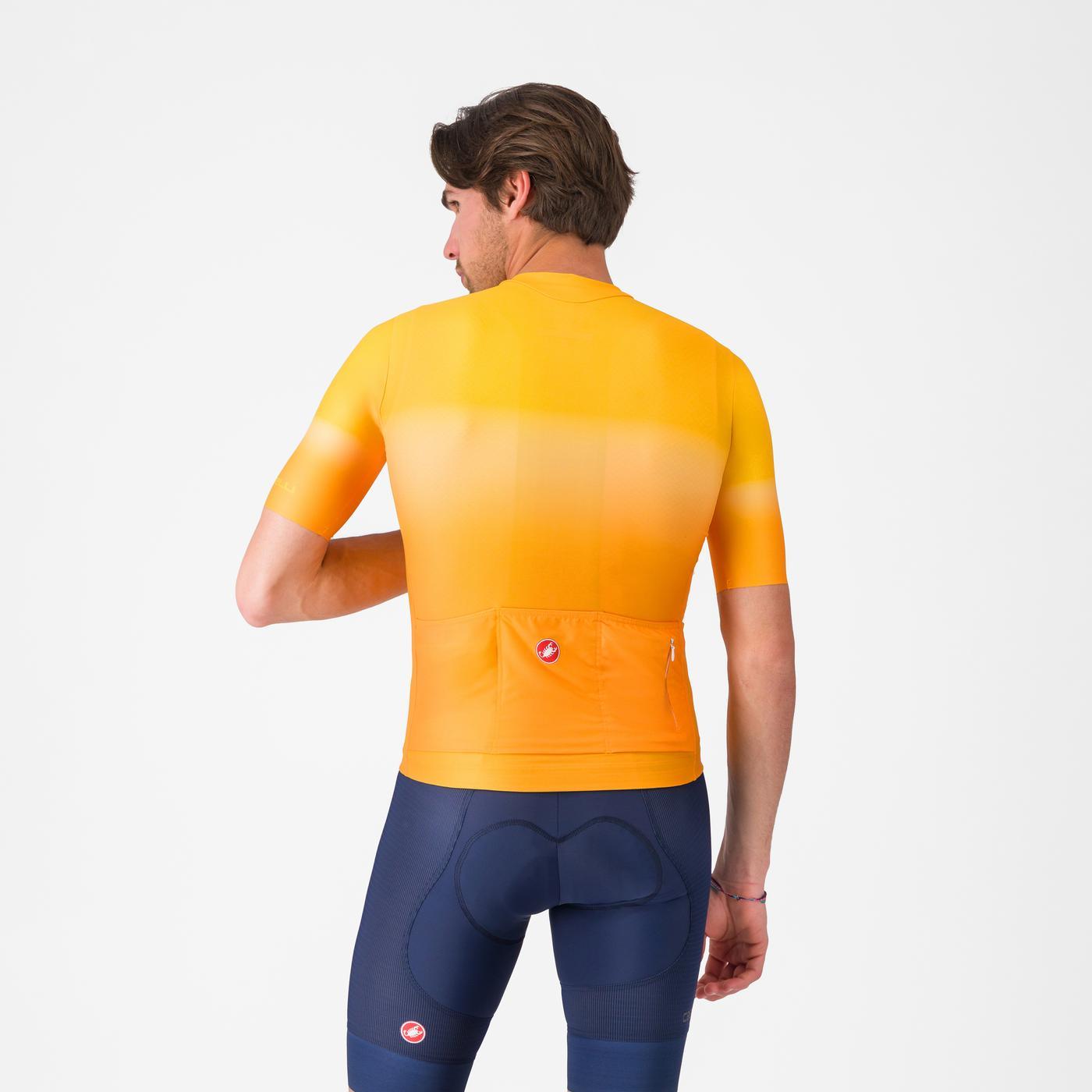 CASTELLI Maglia a maniche corte UPF arancione