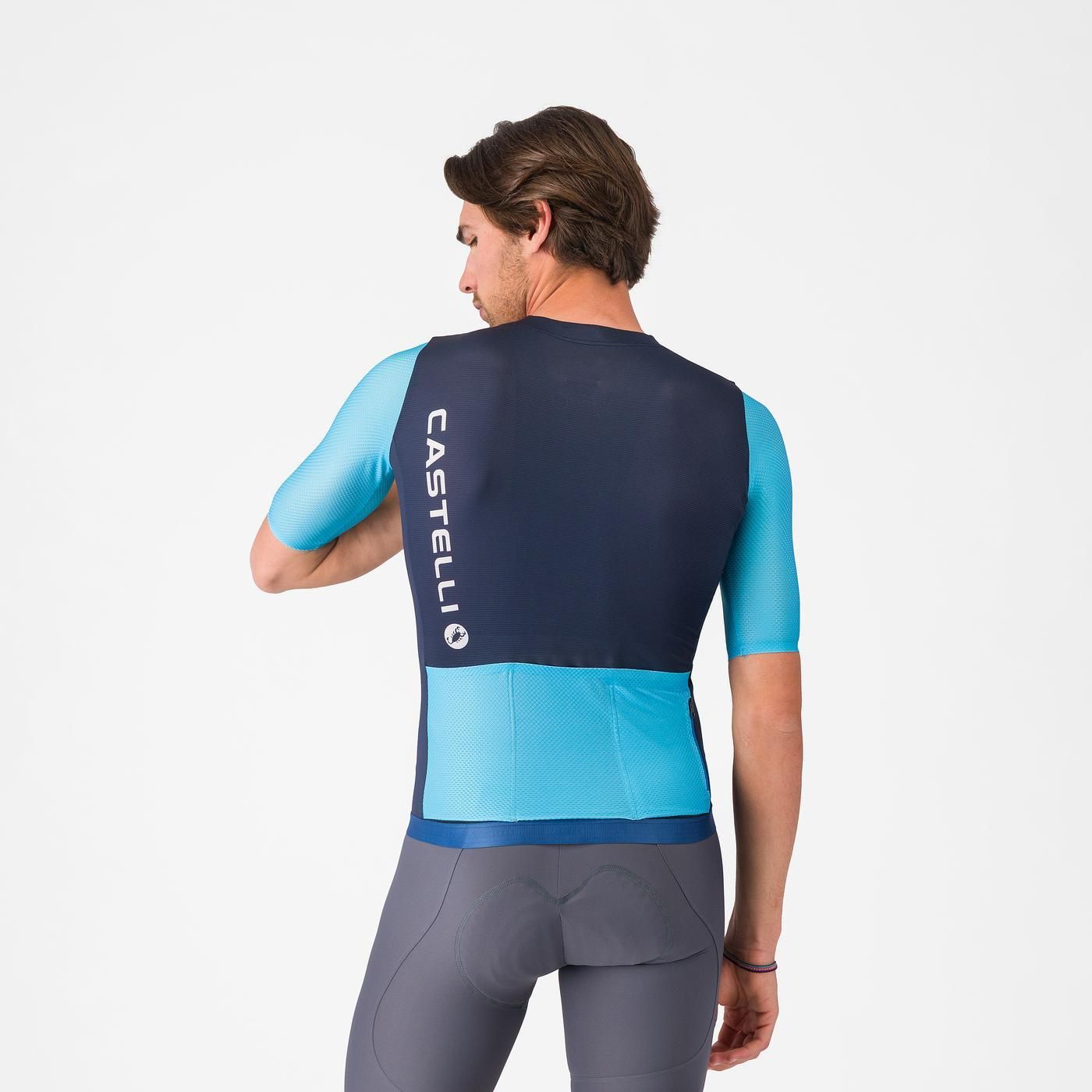 CASTELLI CORRETTO Maglia a maniche corte blu