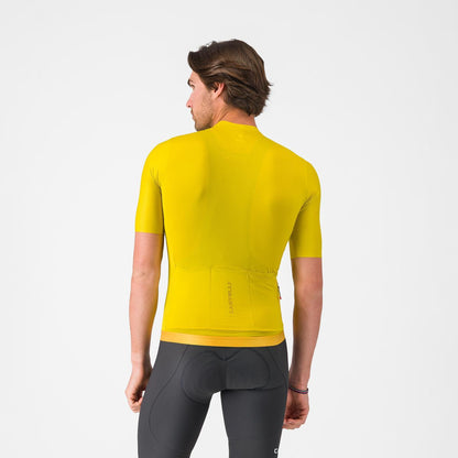 Maglia CASTELLI ESPRESSO 2 Maniche Corte Giallo