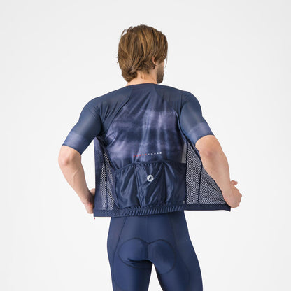 Maglia CASTELLI CLIMBER'S A/C Maniche Corte Blu Navy