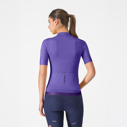 Maglia CASTELLI ESPRESSO 2 Donna Maniche Corte Viola