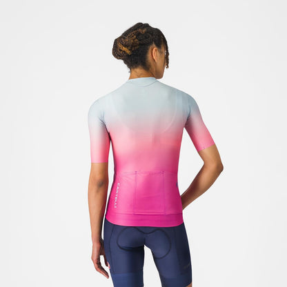 Maglia CASTELLI UPF Donna Maniche Corte Rosa