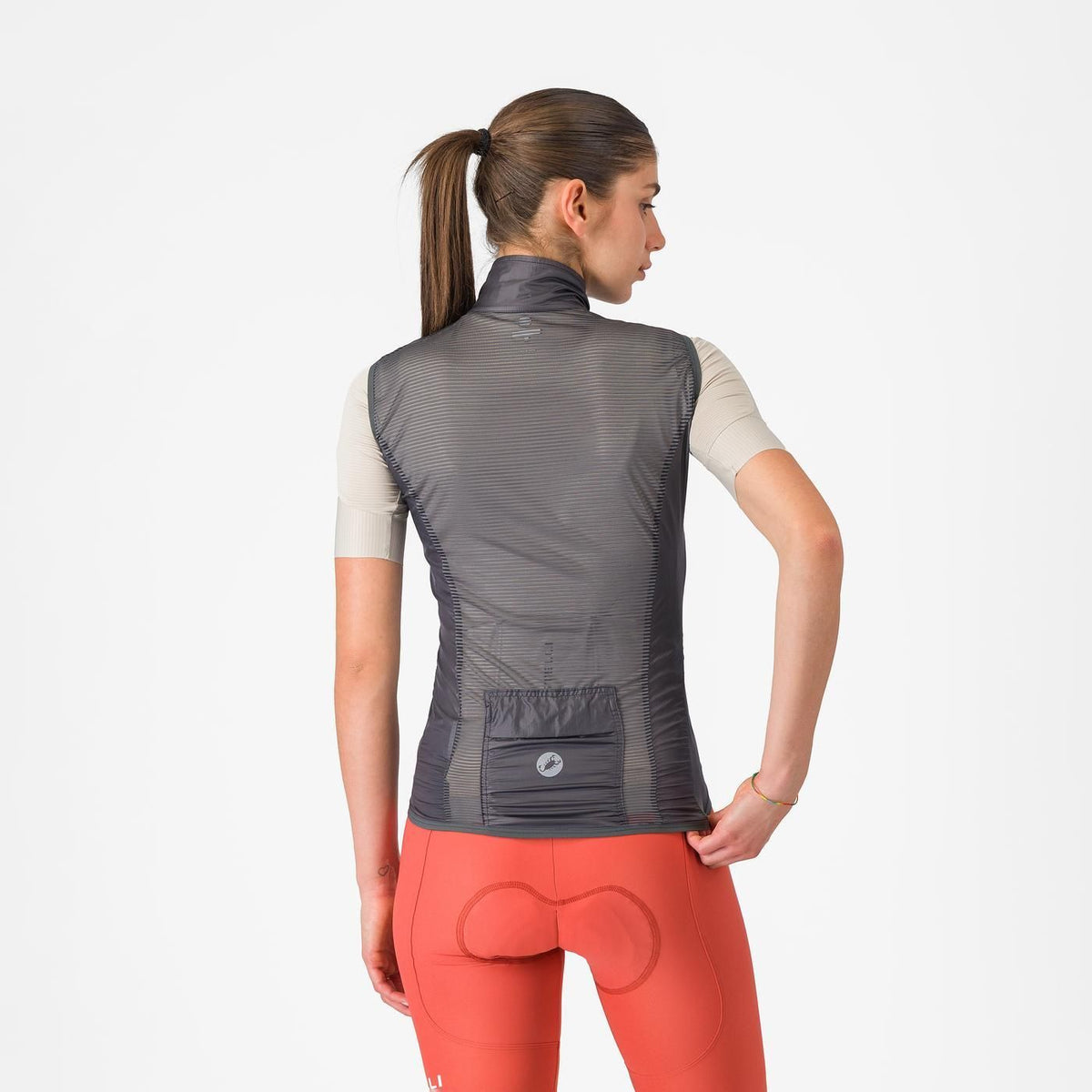 Gilet CASTELLI ARIA 2 da donna grigio scuro 2026