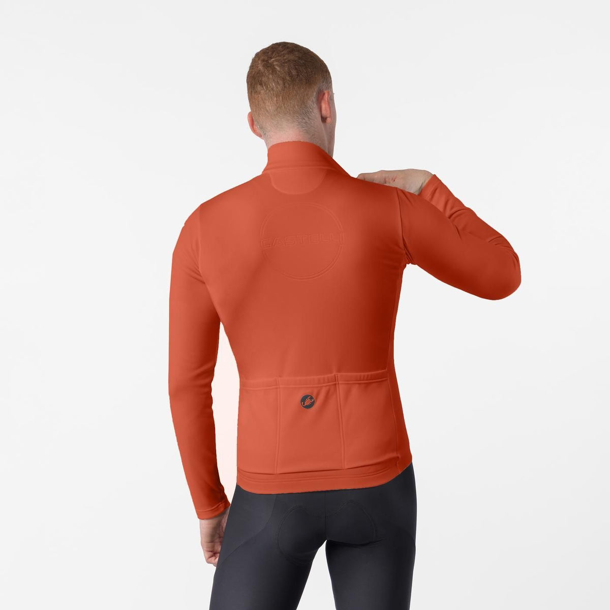 Maglia CASTELLI COMPETIZIONE THERMAL Maniche Lunghe Paprika