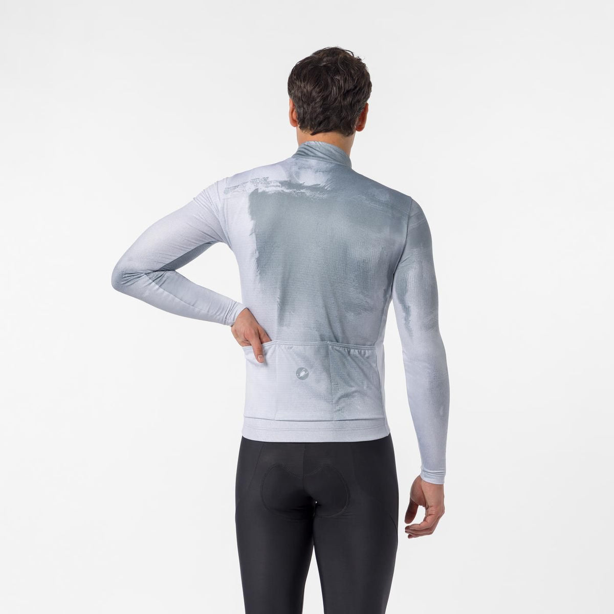 Maglia CASTELLI NEBULA THERMAL Maniche Lunghe Grigio