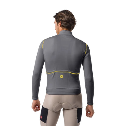Maglia a Maniche Lunghe CASTELLI UNLIMITED TRAIL 2 Grigio/Mango Mojito