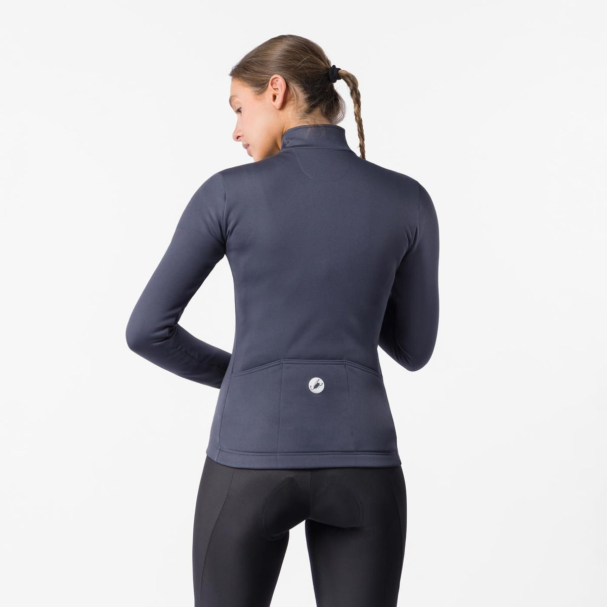 Maglia CASTELLI SINERGIA 3 FZ Maniche Lunghe Donna Blu