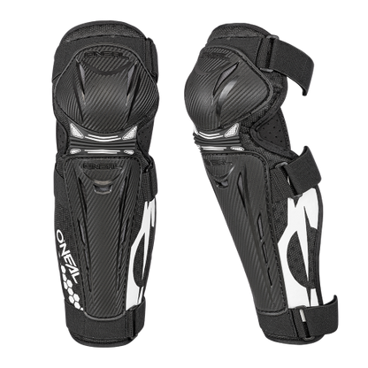 Ginocchiere O'NEAL TRAIL FR Carbon Look Nero/Bianco