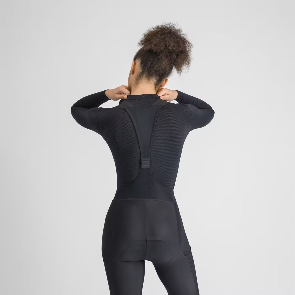 Intimo SPORTFUL in merino a maniche lunghe da donna nero