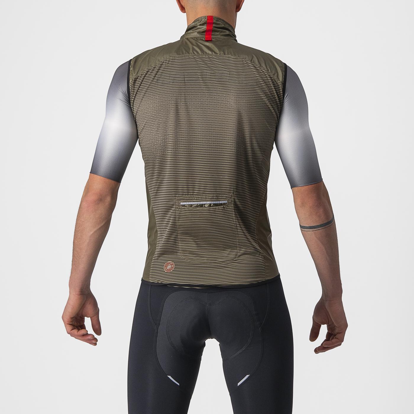 CASTELLI ARIA - Giacca senza maniche marrone