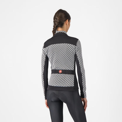 Maillot CASTELLI SFIDA 2 Femme Manches Longues Nero/Bianco