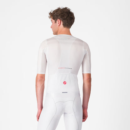 Maglia CASTELLI AERO RACE 8S Maniche Corte Bianco