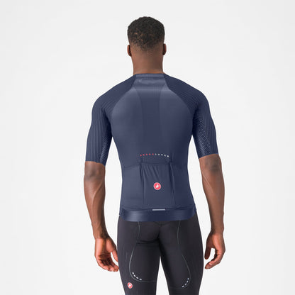 Maglia CASTELLI AERO RACE 8S Maniche Corte Blu Navy