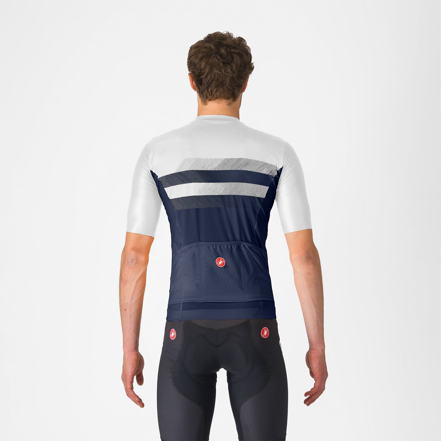 CASTELLI SIMBOLO Maglia a maniche corte blu/bianco