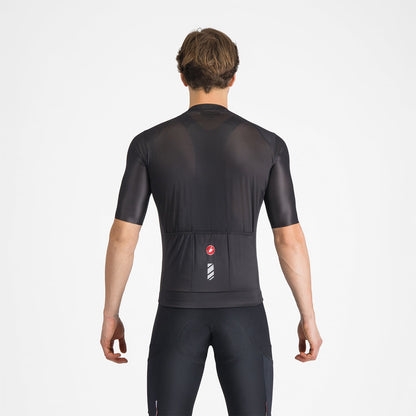 Maillot CASTELLI UNLIMITED ENTRATA 3 Maniche Corte Nero