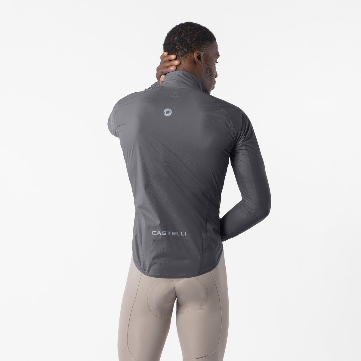 Giacca CASTELLI TRANSITION AIR GRIGIA - vista posteriore