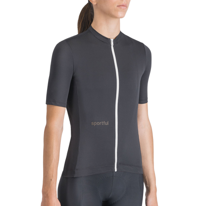 Maillot SPORTFUL CLASSIC Maniche Corte Donna Nero