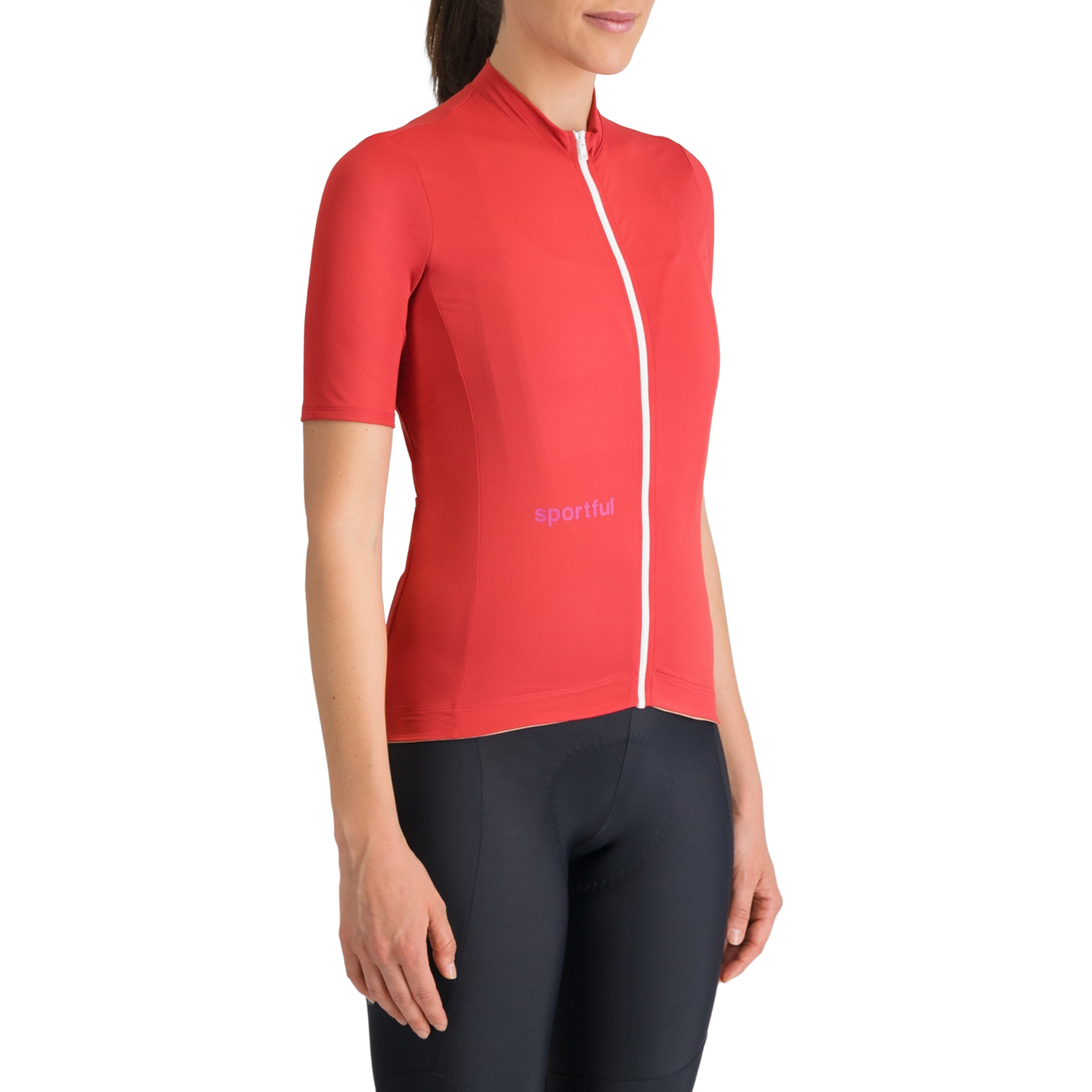Maglia SPORTFUL CLASSIC a manica corta da donna, rosso