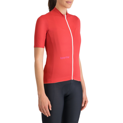 Maillot SPORTFUL CLASSIC Maniche Corte Donna Rosso