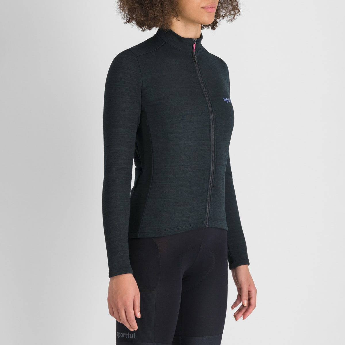 Maglia SPORTFUL SUPERGIARA WOOL da donna a maniche lunghe nera