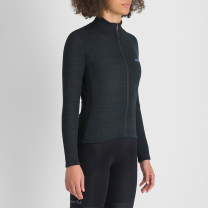 Maglia SPORTFUL SUPERGIARA WOOL da donna a maniche lunghe nera