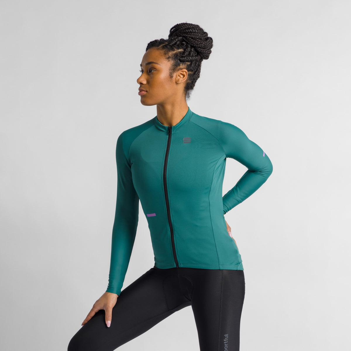 Maglia SPORTFUL SUPERNOVA da donna a maniche lunghe verde
