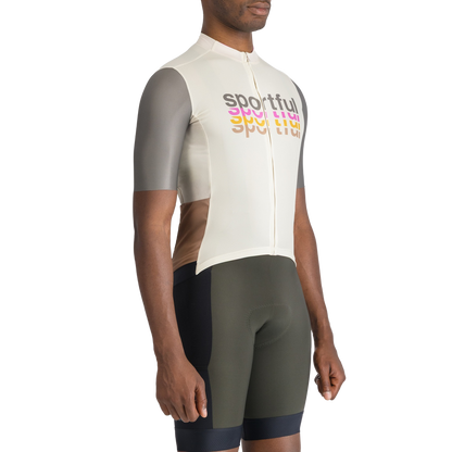 Maglia SPORTFUL SUPERGIARA 2 LOGO Maniche Corte Crema