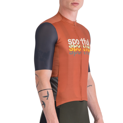 Maglia SPORTFUL SUPERGIARA 2 LOGO Maniche Corte Arancione
