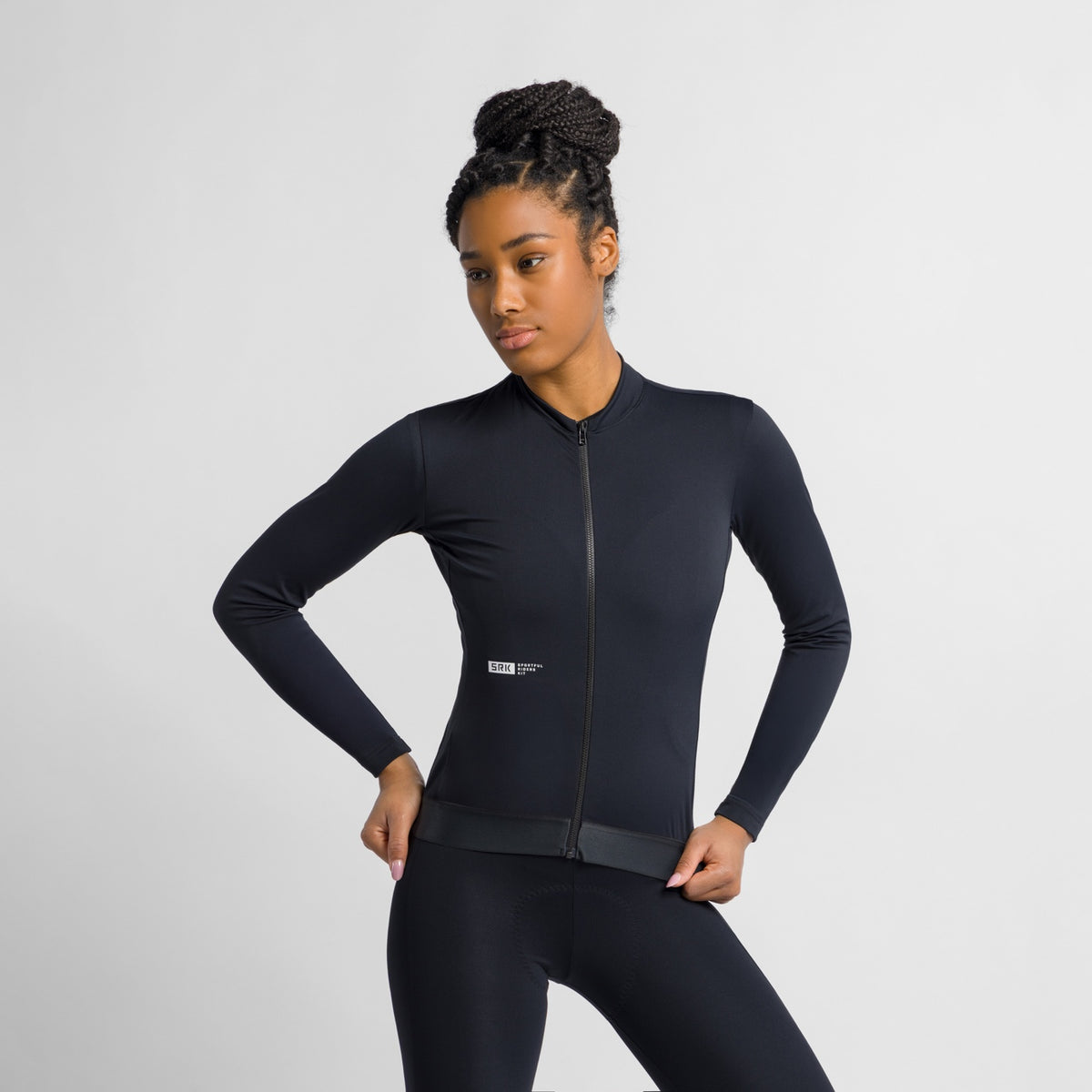 Maglia SPORTFUL SRK 2 da donna a maniche lunghe nera