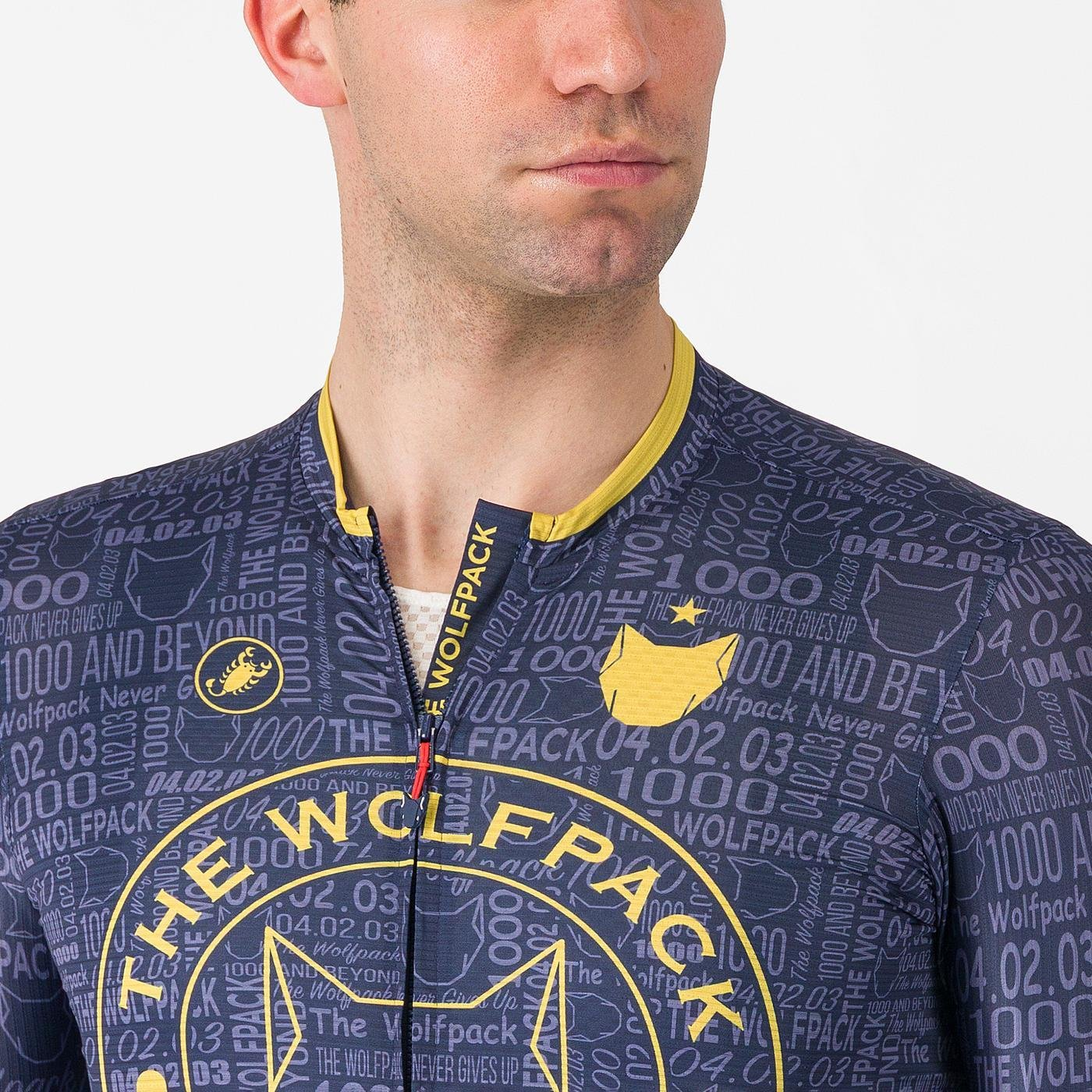 Maglia a maniche corte CASTELLI WOLFPACK 1000 VICTORY Navy