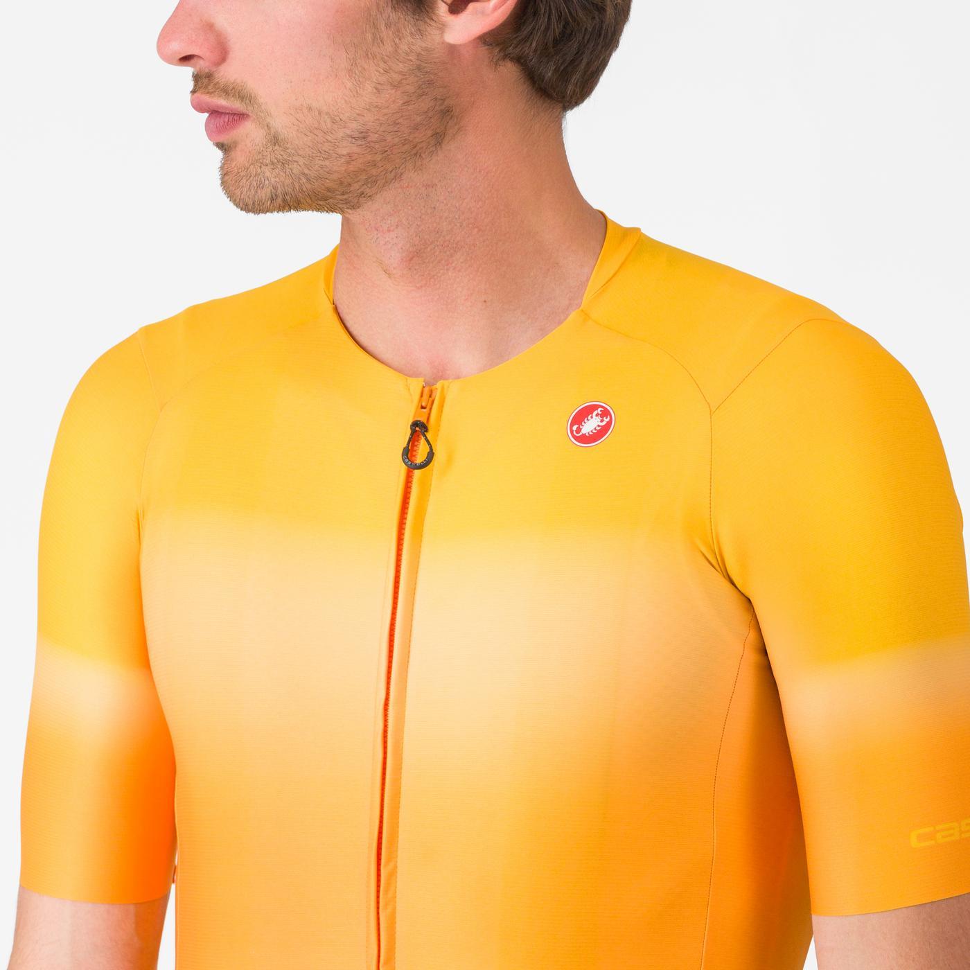 CASTELLI Maglia a maniche corte UPF arancione