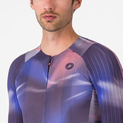 Maglia CASTELLI AERO RACE 8S Maniche Corte Viola