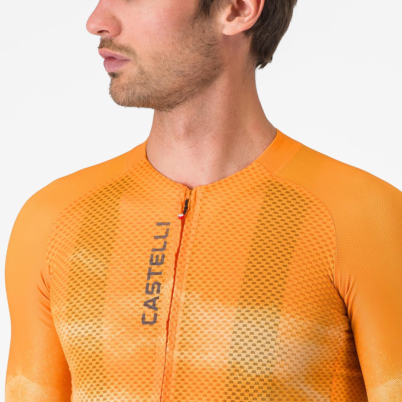 Maglia a maniche corte CASTELLI CLIMBER'S A/C Arancione