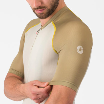 Maglia CASTELLI UNLIMITED ENDURANCE 3 Beige/Kaki