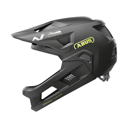 Casco MTB ABUS YOUDROP FF Junior Velvet Nero