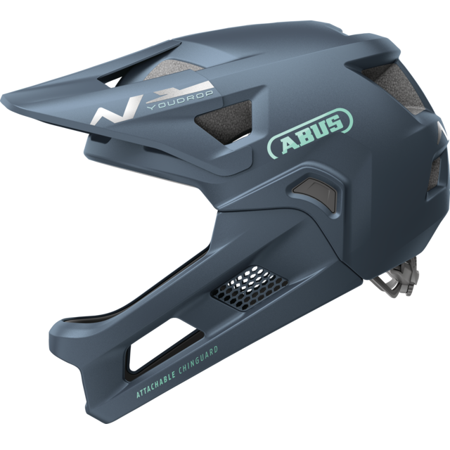 Casco da MTB ABUS YOUDROP FF Junior Midnight Blu