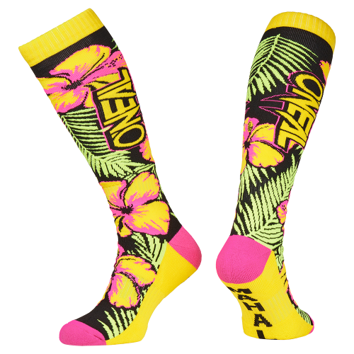 Calzini O'NEAL PRO MX ISLAND Rosa/Verde/Giallo